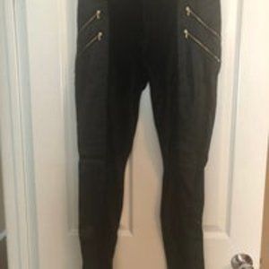 7 For All Mankind Suede Leather Jeans 32